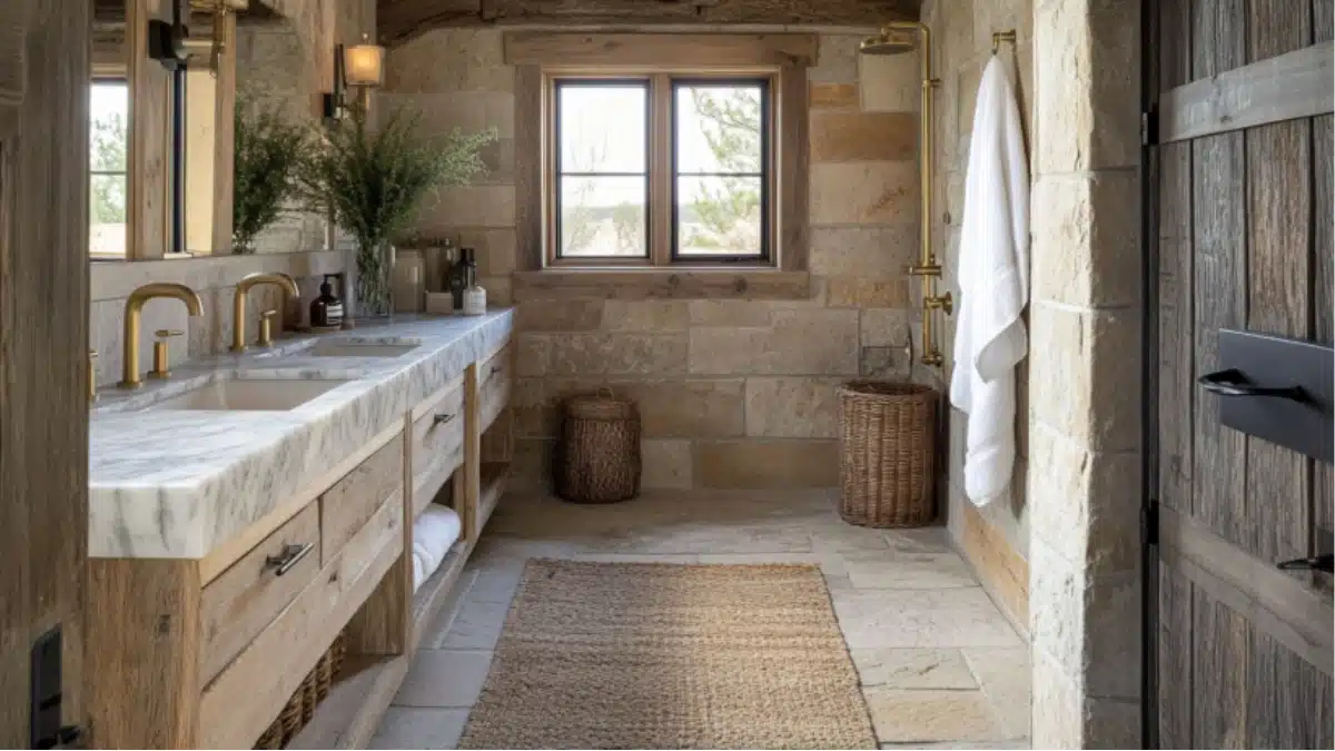Rustic Elegant Bathroom