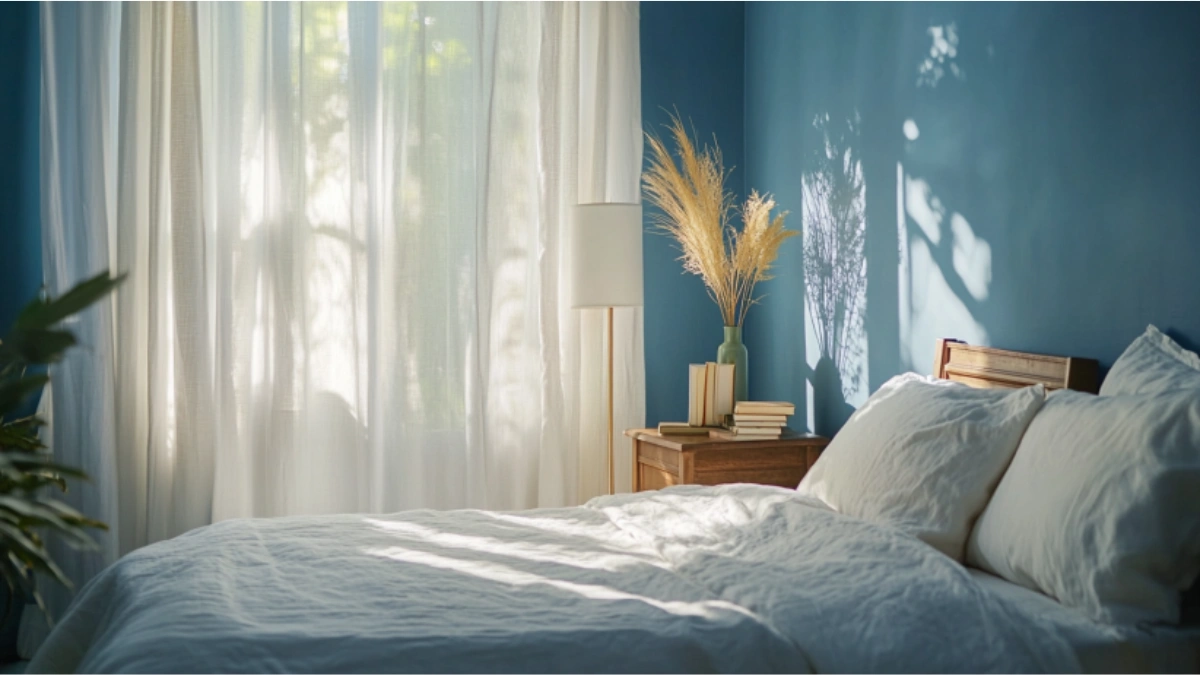 French Blue Bedroom