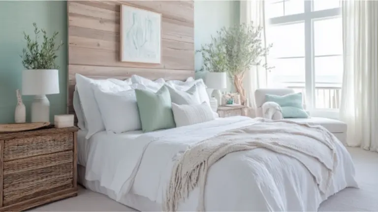 Elegant Coastal Bedroom
