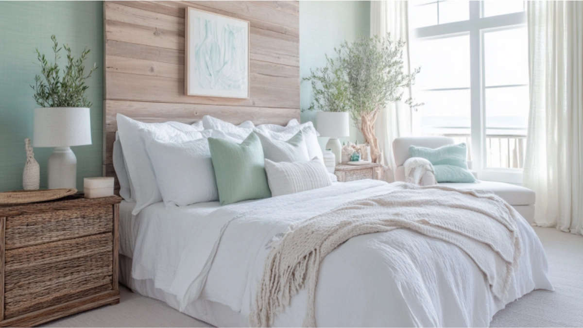 Elegant Coastal Bedroom