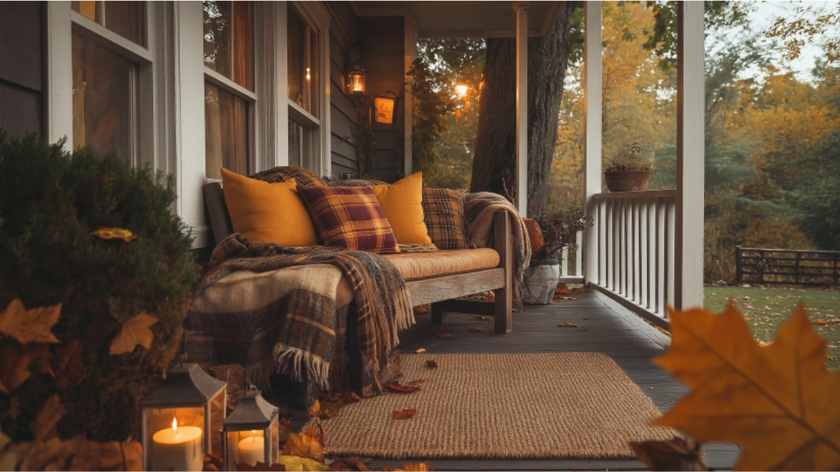 Cozy Fall Porch