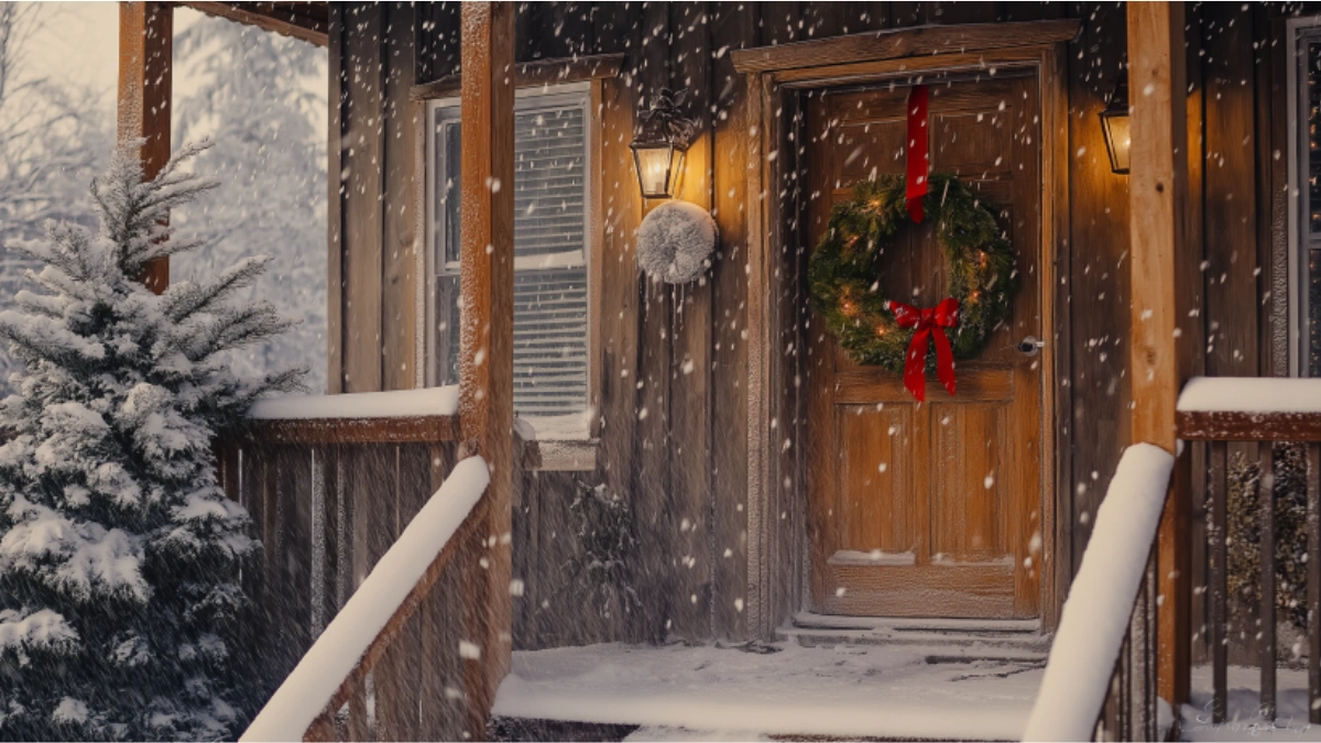 Winter Porch Decor
