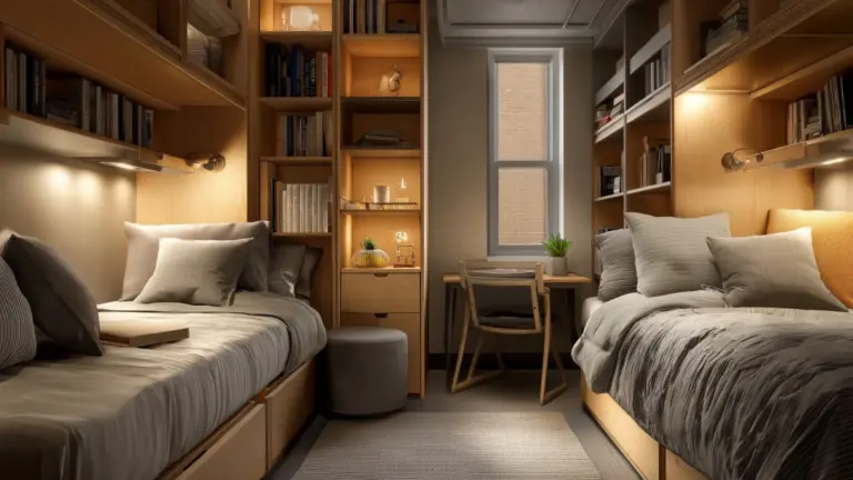 Shared Space Boy Dorm Room Ideas with Divided Layouts for Privacy and Function