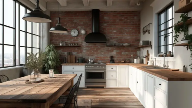 Insanely Pretty Farmhouse Kitchen Brick Backsplash Ideas to Warm Up Your Space