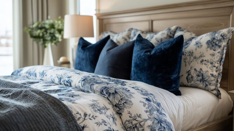 Blue Floral Bedding Ideas to Instantly Refresh and Brighten Your Bedroom