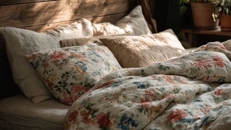 Modern French Country Bedding: Elegant Layers for a Chic Cottage Bedroom