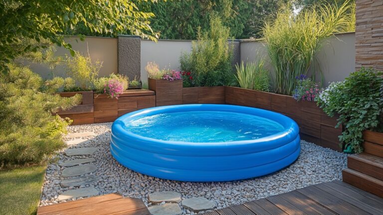 Smart Landscaping Ideas Around an Inflatable Pool for a Stylish Backyard Oasis