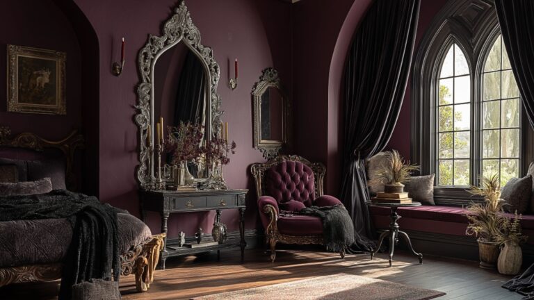 Dreamy Purple Gothic Bedroom Ideas for Dark Glam Lovers Seeking Moody Elegance